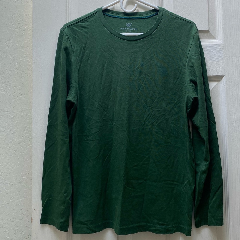 MACK WELDON | 100% Pima Cotton Long Sleeve T-Shirt Small - Picture 10 of 10